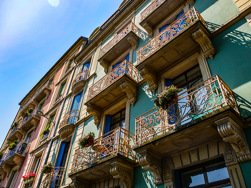 Façades colorées