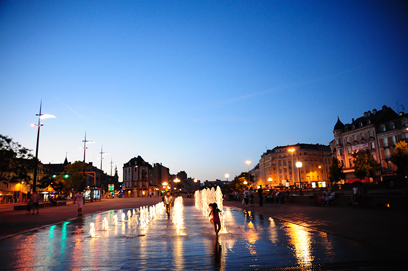 Jeux dans l'eau