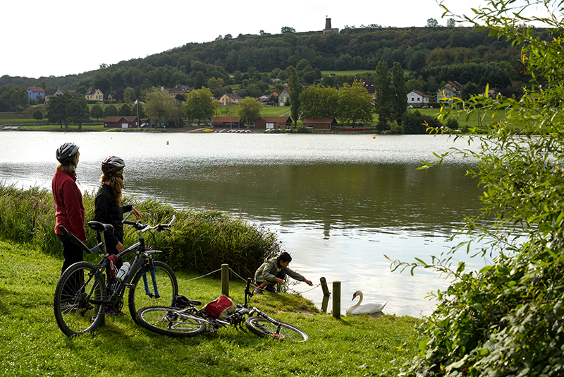 Der See „Étang des Forges”