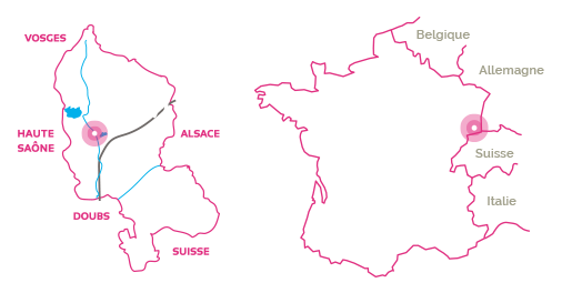 Carte du Territoire de Belfort