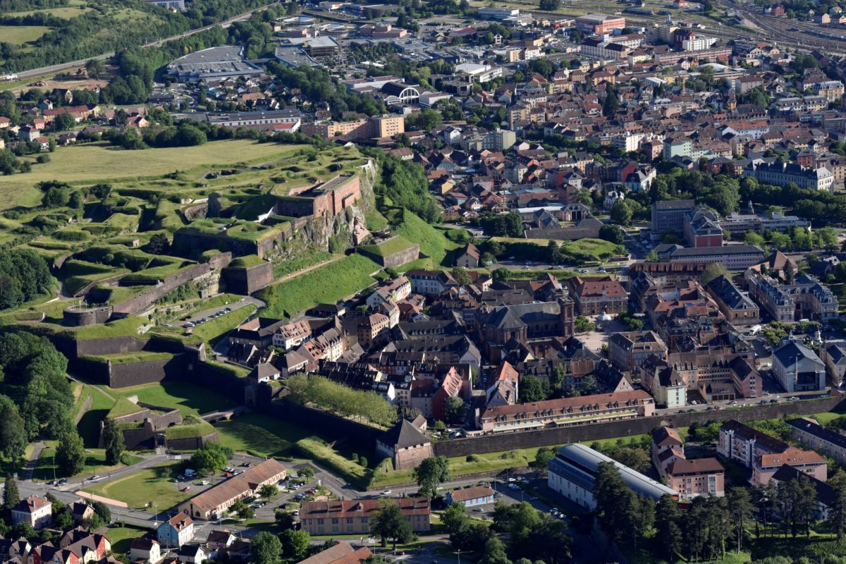 Citadelle Belfort - vue du ciel