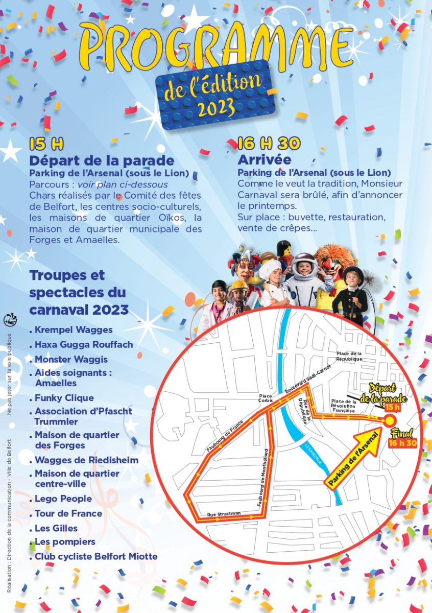 programme Carnaval Belfort