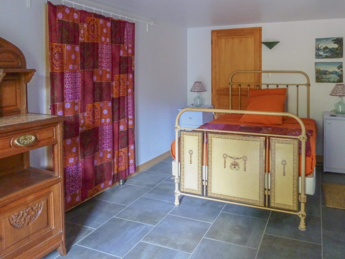 La chambre, côté jardin