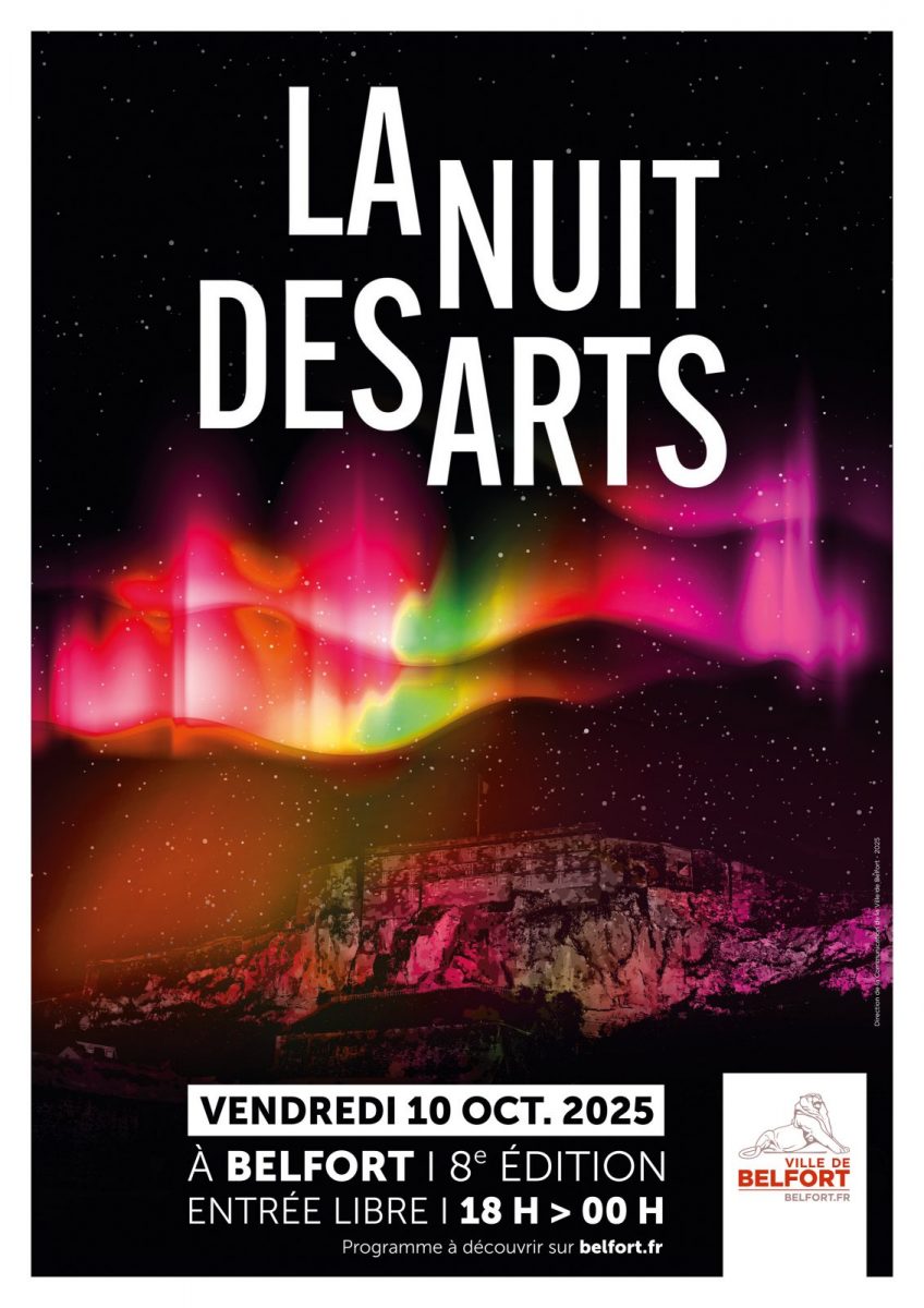 Affiche A3 La Nuit des Arts 2025 + cadre