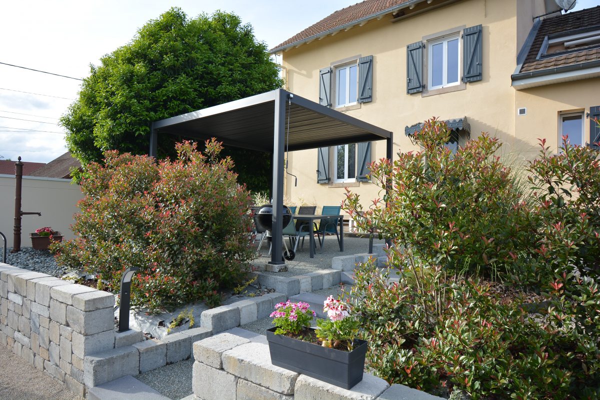 Espace repas à l’extérieur