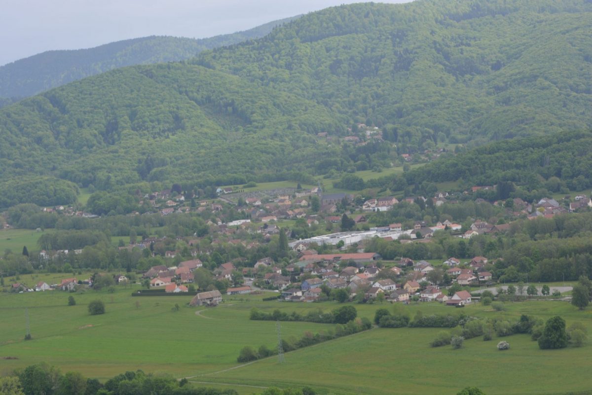Vue aérienne de la commue lors d’un vol ULM_20