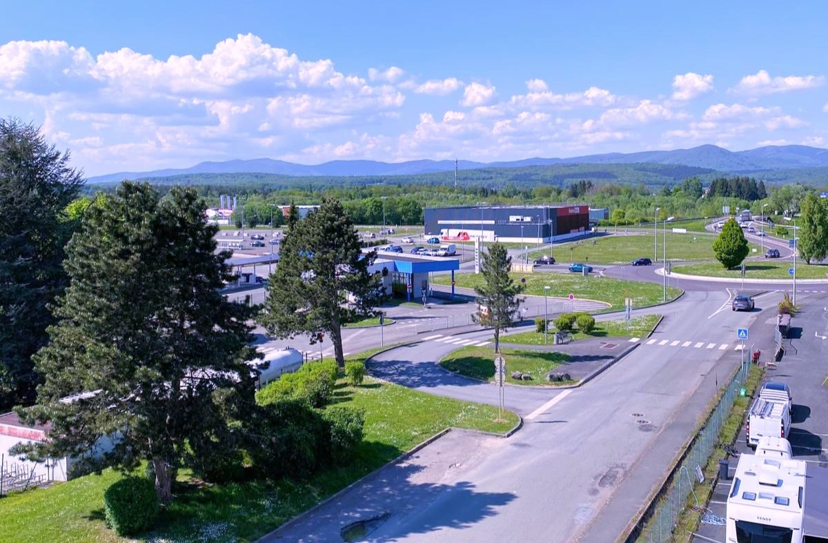 Kyriad Eco –  Belfort Bessoncourt  – Vue depuis la terrasse